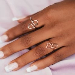 Pura Vida Bracelets Trending On TikTok Heart Wire Wrap Ring