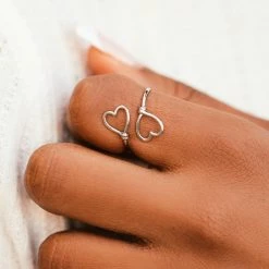 Pura Vida Bracelets Trending On TikTok Heart Wire Wrap Ring