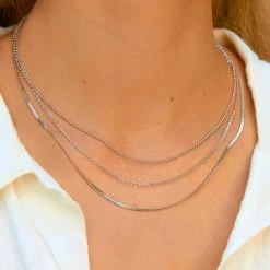 Pura Vida Bracelets Layered Chain Choker