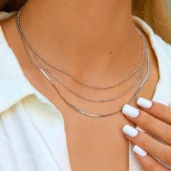 Pura Vida Bracelets Layered Chain Choker