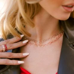 Pura Vida Bracelets Best Sellers Heart Chain Choker