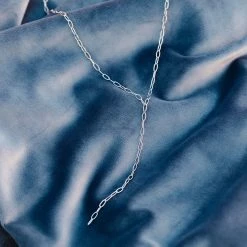 Pura Vida Bracelets Best Sellers Mini Paperclip Lariat Necklace