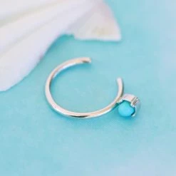 Pura Vida Bracelets Bitty Gemstone Ear Cuff