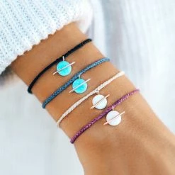 Pura Vida Bracelets Opal Saturn Charm Best Sellers