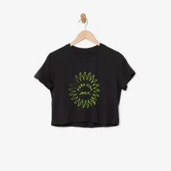 Pura Vida Bracelets Best Sellers PV Wave Logo Crop Tee
