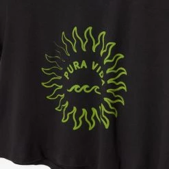 Pura Vida Bracelets Best Sellers PV Wave Logo Crop Tee