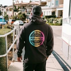 Pura Vida Bracelets Live Free Hoodie Men's