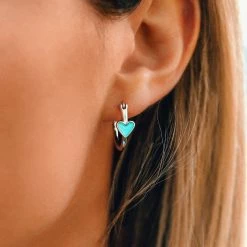 Spring 2020 Best Sellers Petite Heart Hoop Earrings