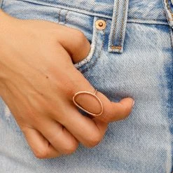 Pura Vida Bracelets Oval Open Ring Best Sellers