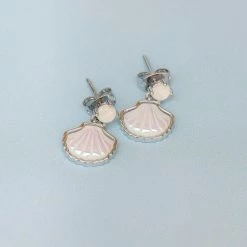 Pura Vida Bracelets Mermaid Shell Earrings