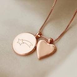 Pura Vida Bracelets Engravable Layered Pendant