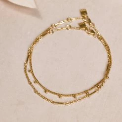 Demi Fine Chain Bracelet Set