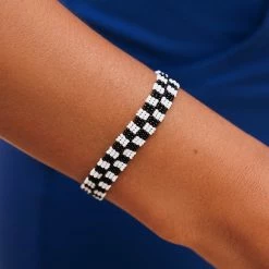 Pura Vida Bracelets Woven Seed Bead Checkerboard Bracelet Trending On TikTok