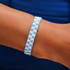 Pura Vida Bracelets Woven Seed Bead Checkerboard Bracelet Trending On TikTok