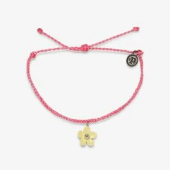 Pura Vida Bracelets Solstice Enamel Flower Charm Bracelet