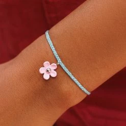Pura Vida Bracelets Solstice Enamel Flower Charm Bracelet