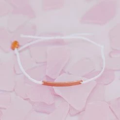 Pura Vida Bracelets Hammered Bar Charm Bracelet