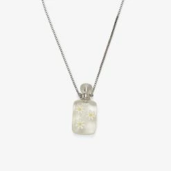 Pura Vida Bracelets Daisy Bubble Bottle Necklace