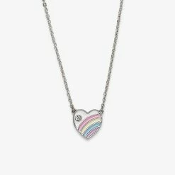Pura Vida Bracelets Pastel Vintage Heart Necklace