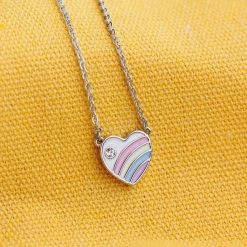 Pura Vida Bracelets Pastel Vintage Heart Necklace