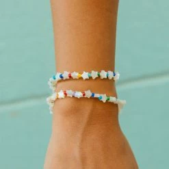 Pura Vida Bracelets Best Sellers Serena Star Bead Stretch Bracelet