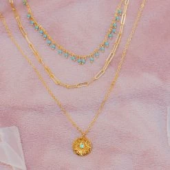 Pura Vida Bracelets Best Sellers Mykonos 3 In 1 Layered Necklace