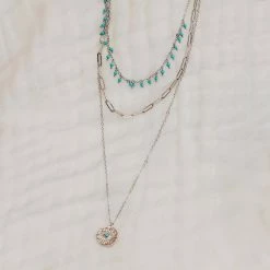 Pura Vida Bracelets Best Sellers Mykonos 3 In 1 Layered Necklace
