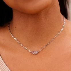 Pura Vida Bracelets Rainbow Quartz Choker