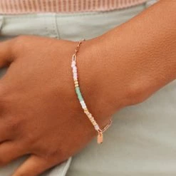 Best reviews of π― Pura Vida Bracelets Seabright Stretch Bead & Chain Bracelet β¨ 14 Pura Vida Bracelets Seabright Stretch Bead & Chain Bracelet