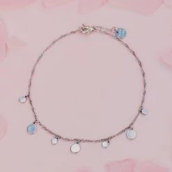 Pura Vida Bracelets Mixed Mini Coins Chain Anklet