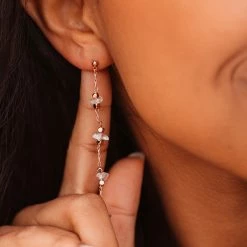 Pura Vida Bracelets La Costa Gemstone Waterfall Earrings