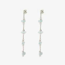 Pura Vida Bracelets La Costa Gemstone Waterfall Earrings