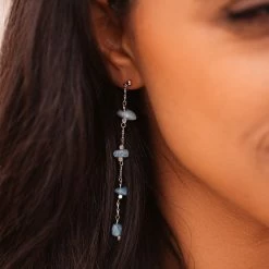 Pura Vida Bracelets La Costa Gemstone Waterfall Earrings