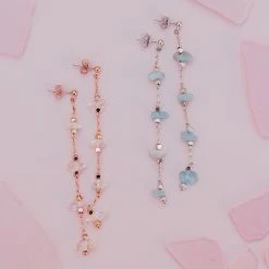 Pura Vida Bracelets La Costa Gemstone Waterfall Earrings