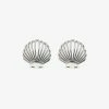 Pura Vida Bracelets Delicate Shell Stud Earrings