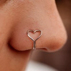 Pura Vida Bracelets Heart Nose Cuff