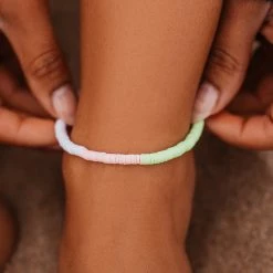 Pura Vida Bracelets Trending On TikTok Mixed Heshi Stretch Anklet