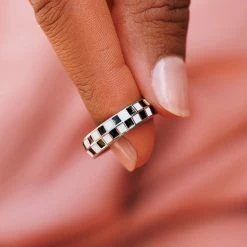 Pura Vida Bracelets Checkerboard Ring