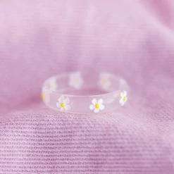 Pura Vida Bracelets Daisy Resin Ring