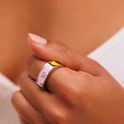 Pura Vida Bracelets Inside Out Enamel Ring