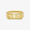 Pura Vida Bracelets Golden Signet Ring Trending On TikTok