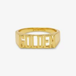 Pura Vida Bracelets Golden Signet Ring Trending On TikTok