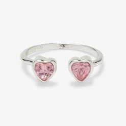 Pura Vida Bracelets Best Sellers Twin Hearts Gemstone Ring
