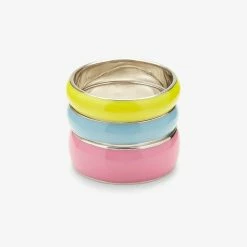 Pura Vida Bracelets Wonderland Enamel Ring Stack