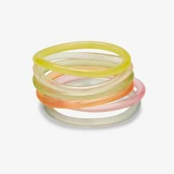 Pura Vida Bracelets Transparent Ring Set
