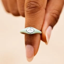 Pura Vida Bracelets Wave Enamel Decal Ring Best Sellers