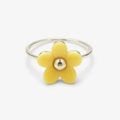 Pura Vida Bracelets Solstice Enamel Flower Ring Best Sellers