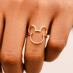 Disney Collection Disney Mickey Mouse Outline Ring