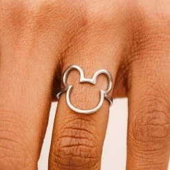 Disney Collection Disney Mickey Mouse Outline Ring