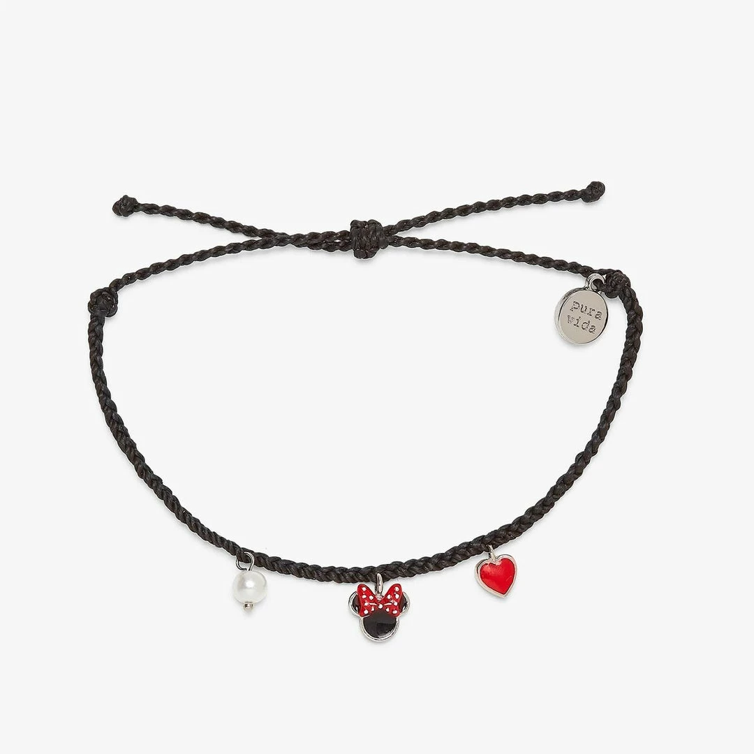 Brand new ❤️ Disney Minnie Mouse Mixed Charms Bracelet Disney Collection ✔️ 3 Disney Minnie Mouse Mixed Charms Bracelet Disney Collection